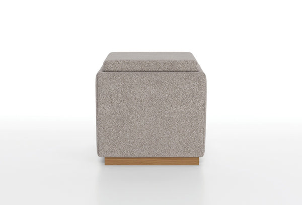 Marsana met opbergruimte Tafelpoef 71001 Beige Geweven stof