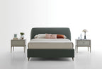 Hera Boxspring Met Hoofdbord Kadife Geweven Groen - foto 6