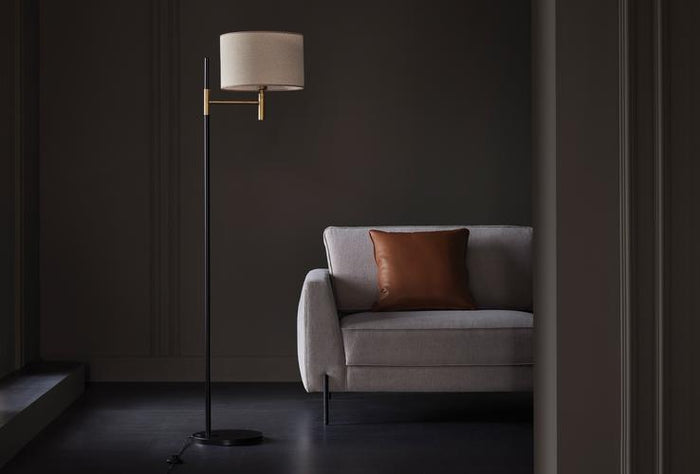 Clementine Vloerlamp, Creme