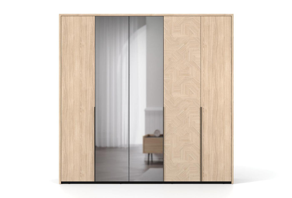 Terra Kledingkast 5-deurs 227x221 cm - foto 4