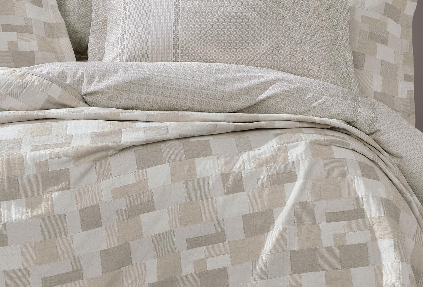Tanna Beige met bedsprei Dekbedovertrekset Tweepersoons - foto 5