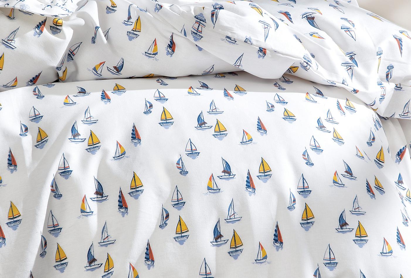 Mix Match Elias Marineblauw Dekbedovertrek Eenpersoons - foto 4