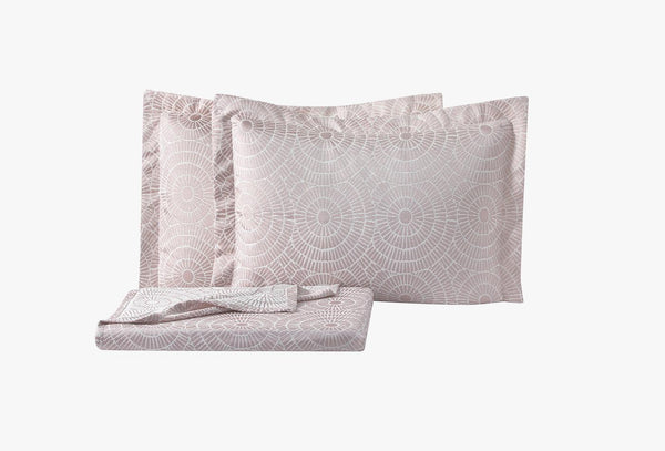 Heliks Oudroze Bed Sprei Seti Tweepersoons