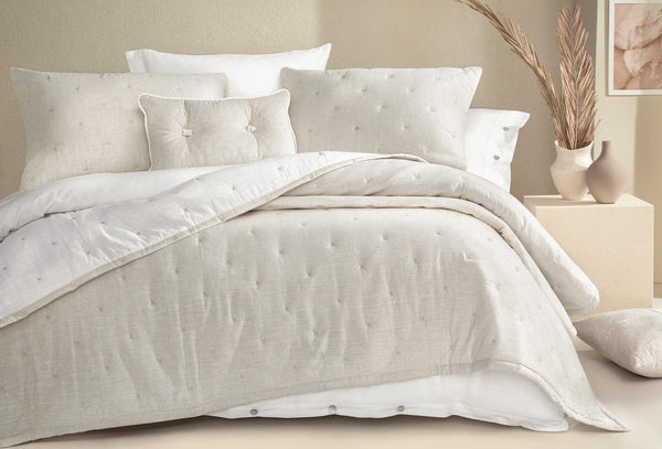 Loras Wit Bed Sprei Tweepersoons