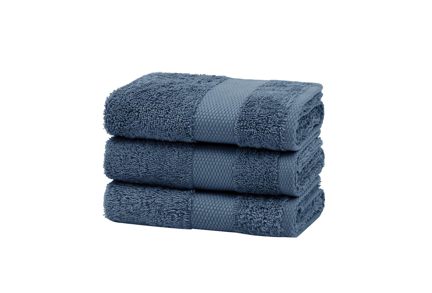 Essentials Navy Gasthanddoek 3-delig 30x50 cm - foto 4