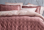 Vals Oudroze Fluweel Bed Sprei Seti Tweepersoons - foto 5