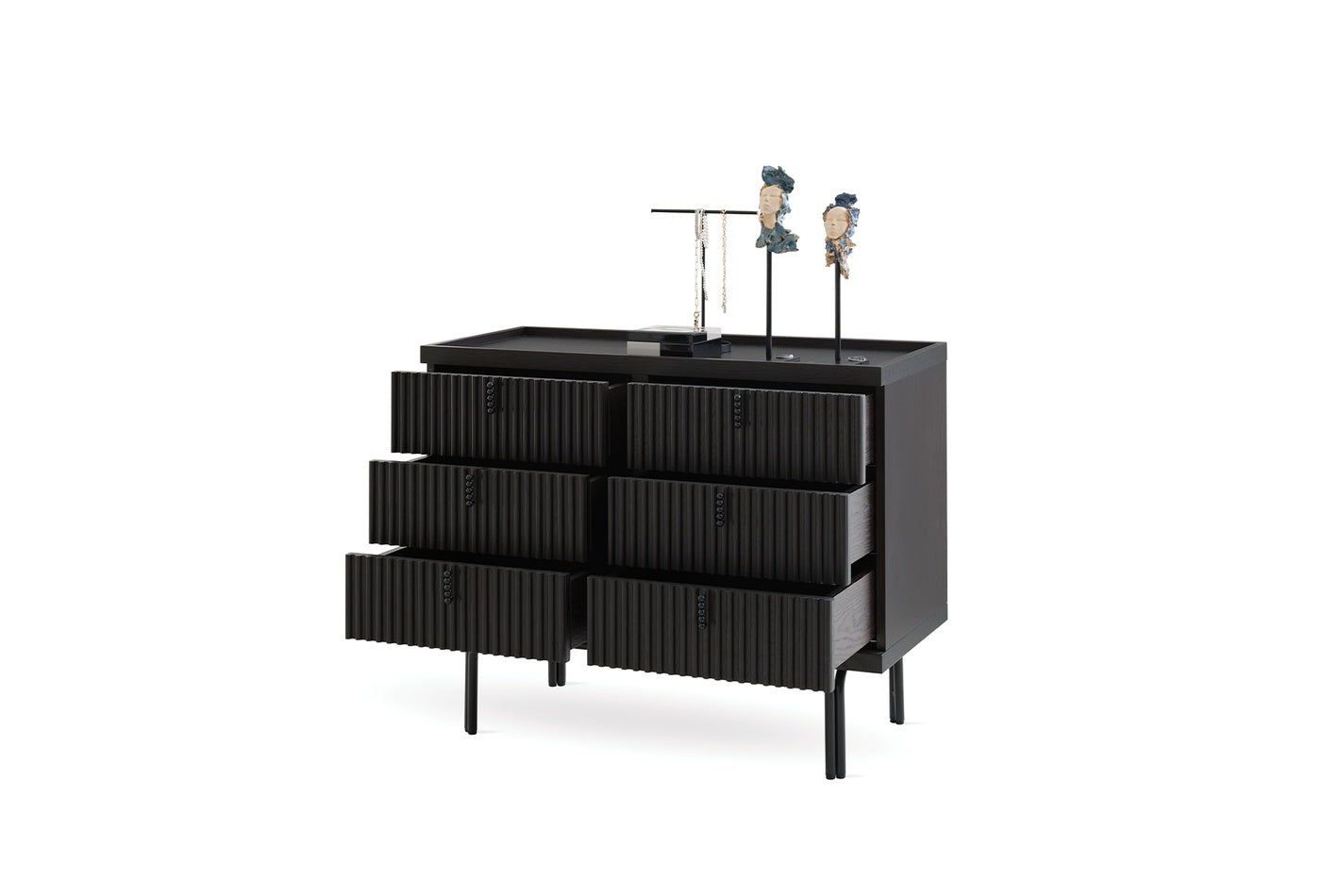 Austin Ladekast Donker OAK kleur 6 met lades 103x83 cm - foto 5