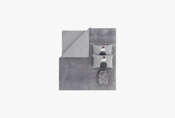 Coverme Quadro Grijs Deken Dekbedovertrekset Eenpersoons