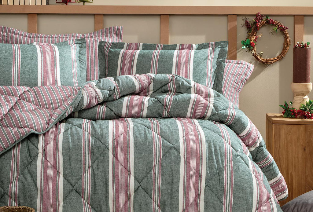 Chevron Groen Slaapset Eenpersoons - foto 3