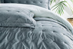 Vals Nil Groen Fluweel Bed Sprei Seti Tweepersoons - foto 3