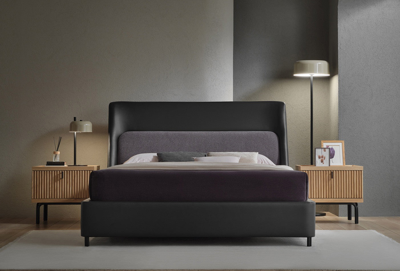 Austin Boxspring Met Hoofdbord Grijs Donker Grijs - foto 4