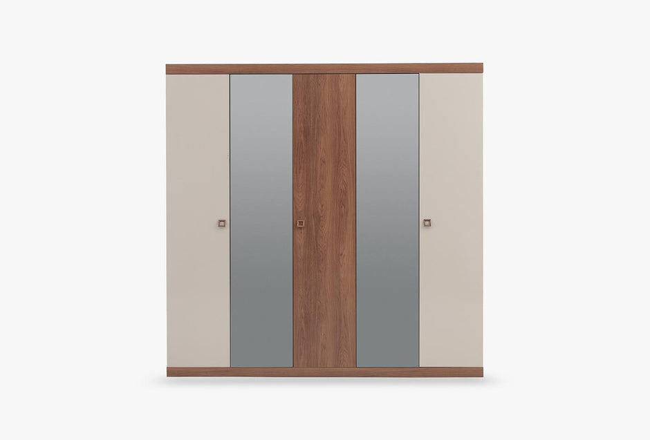 Mistral Kledingkast 5-deurs 222X221 Cm