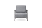 Berta 3-Zitsbank met slaapfunctie + Fauteuil Fluweel Grijs - foto 4