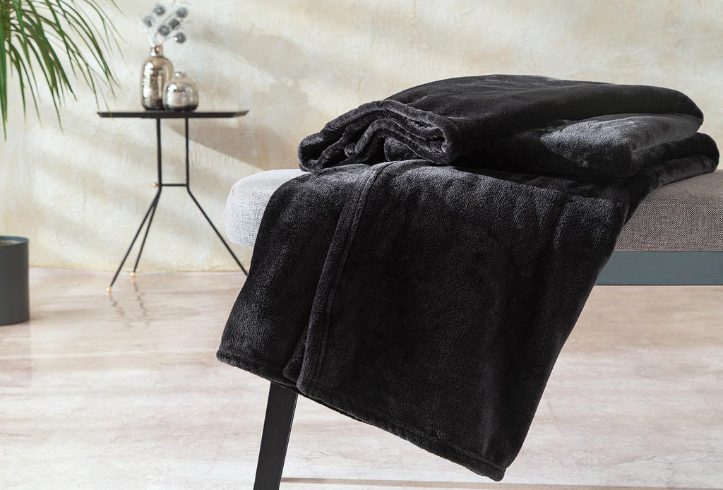 Olenna Antraciet Tv-plaid 140x190 cm 1 Stuks