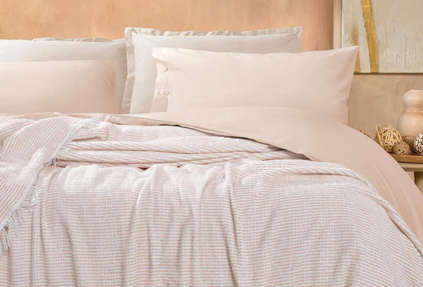 Nesta Blush Bed Sprei Eenpersoons