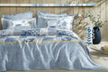 Cecilia Indigo Pique Tk Eenpersoons