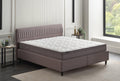 Sleep Balance Bed Boxspring met hoofdbord 90x190 cm Bruin