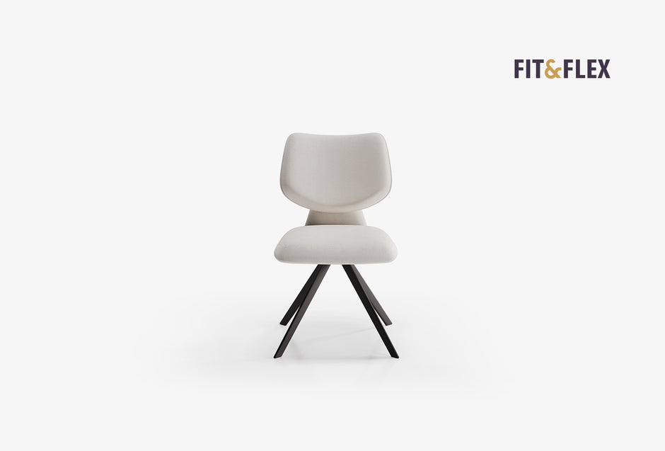 Fit Flex Stoel met metalen draaipoot