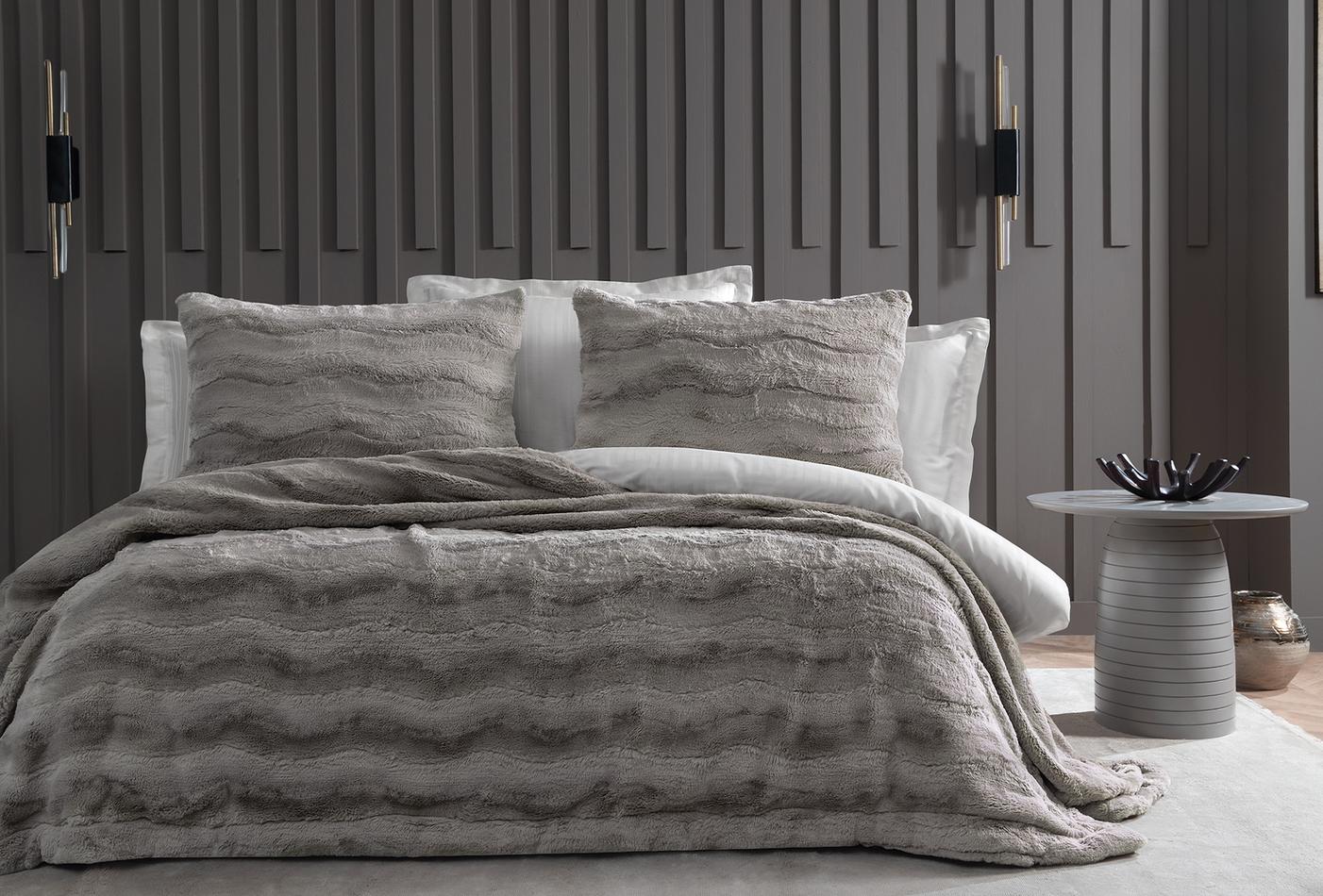 Liza Taupe Bed Sprei Seti - foto 3