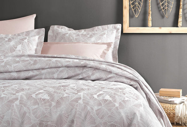 Leaf Oudroze Bed Sprei Seti Tweepersoons