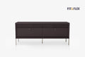 Fit Flex 4 met lades op poten Module Bitter 160x67