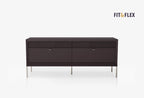 Fit Flex 4 met lades op poten Module Bitter 160x67