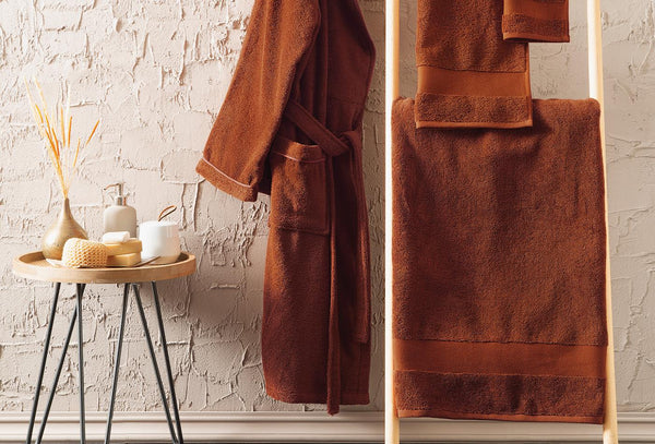 Essentials Terracotta Badhanddoek