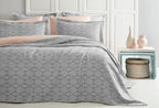 Morty Antraciet Bed Sprei Seti Tweepersoons