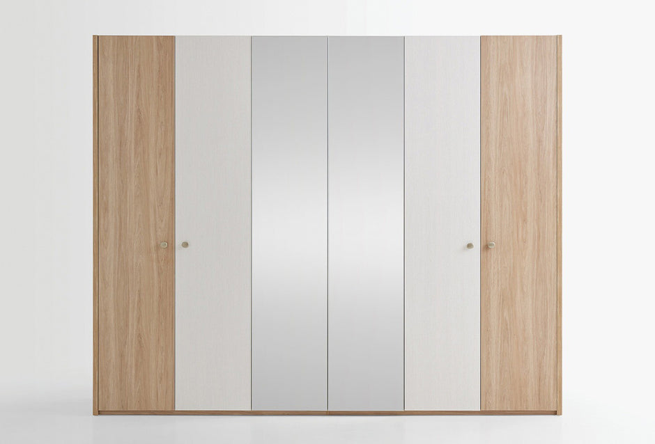 Perge Kledingkast 6-deurs 272X222 Cm