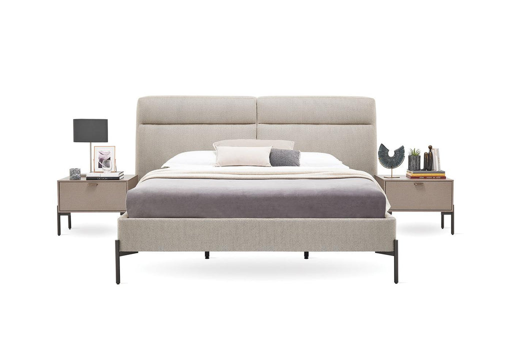 Berta Bed Met Hoofdbord Beige - foto 5