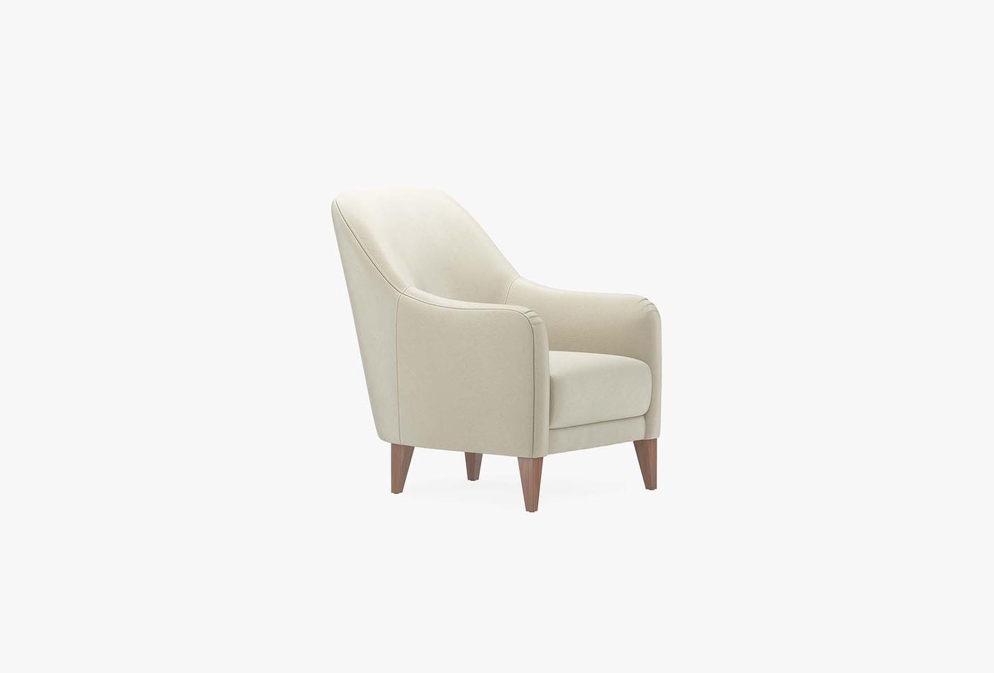 Fiore Fauteuil Mohair Creme