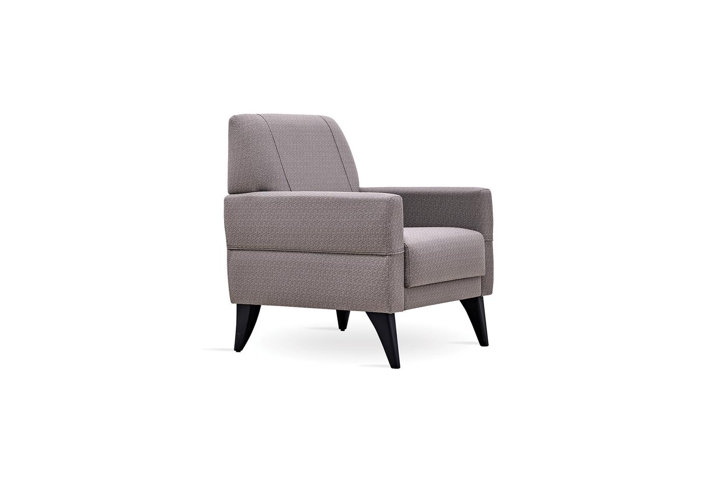 Astera Fauteuil Linnen geweven Lichtgrijs - foto 5