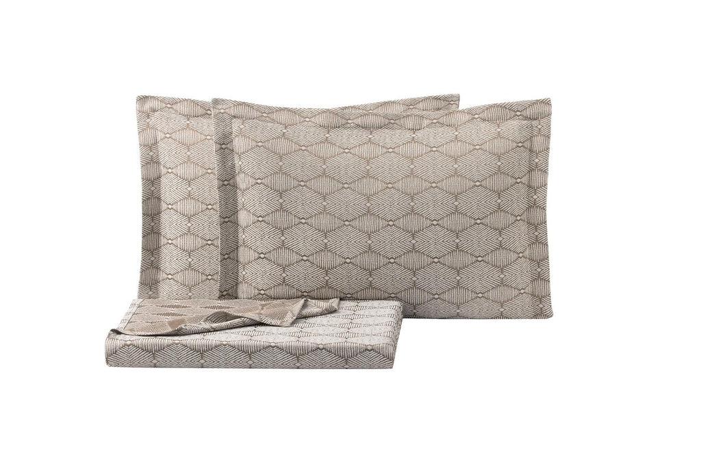 Morty Taupe Bed Sprei Seti Tweepersoons - foto 4
