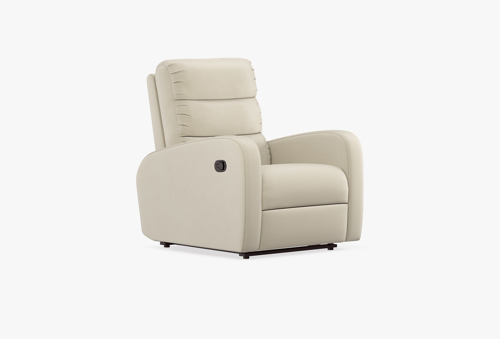 Enric TV Fauteuil Handbediend Mohair Creme