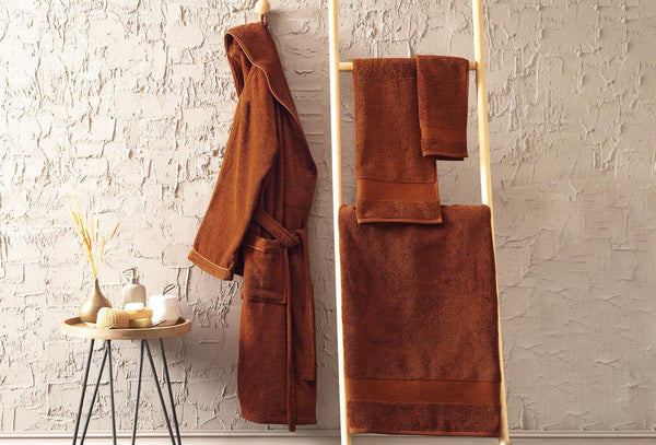 Essentials Terracotta Badhanddoek