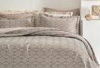 Morty Taupe Bed Sprei Seti Tweepersoons - foto 3