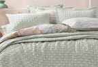 Velma Saliegroen Grijs Bed Sprei Eenpersoons - foto 4