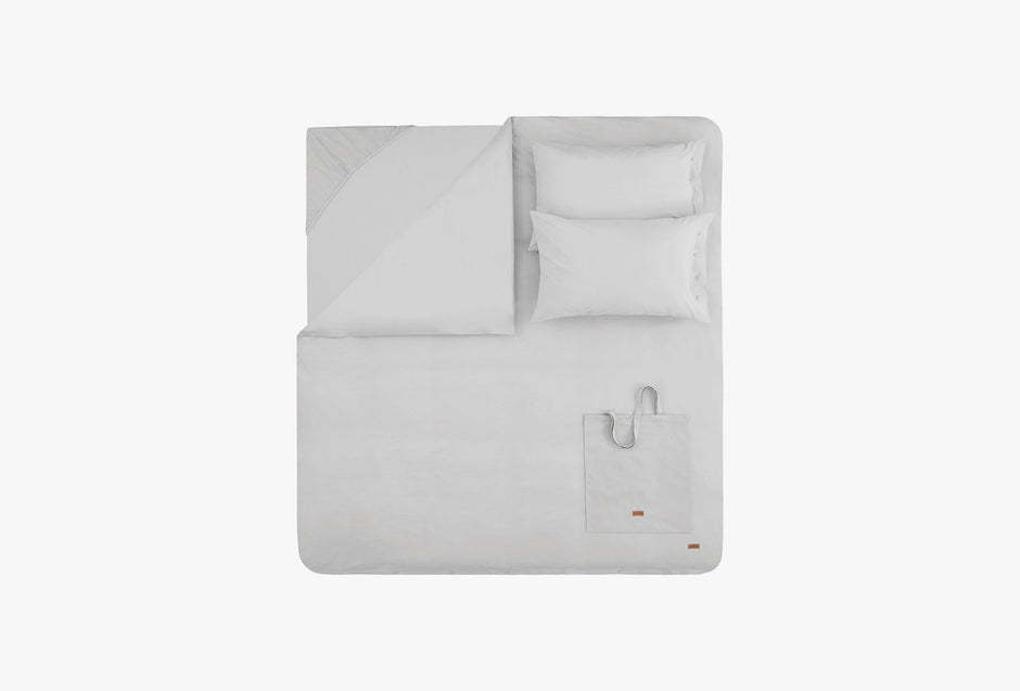Plain Grijs Dekbedovertrekset Tweepersoons