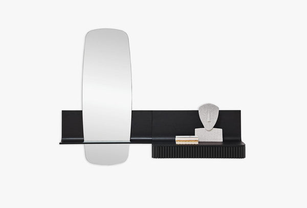 Rabat met plank Spiegel 825X125 Cm
