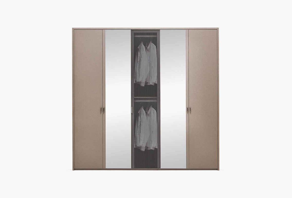 Berta Kledingkast 5-deurs 227x221 cm - foto 2