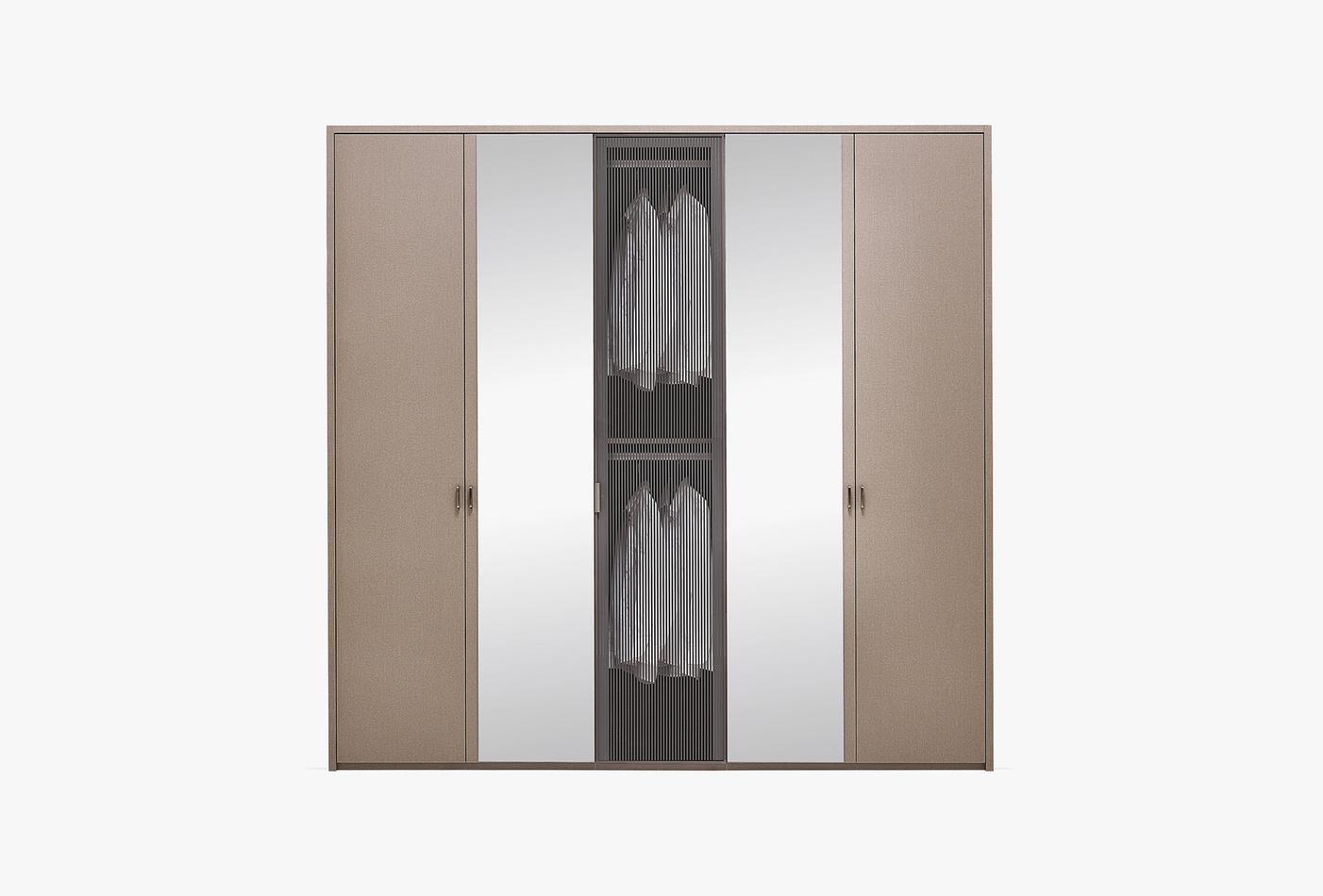 Berta Kledingkast 5-deurs 227x221 cm - foto 2