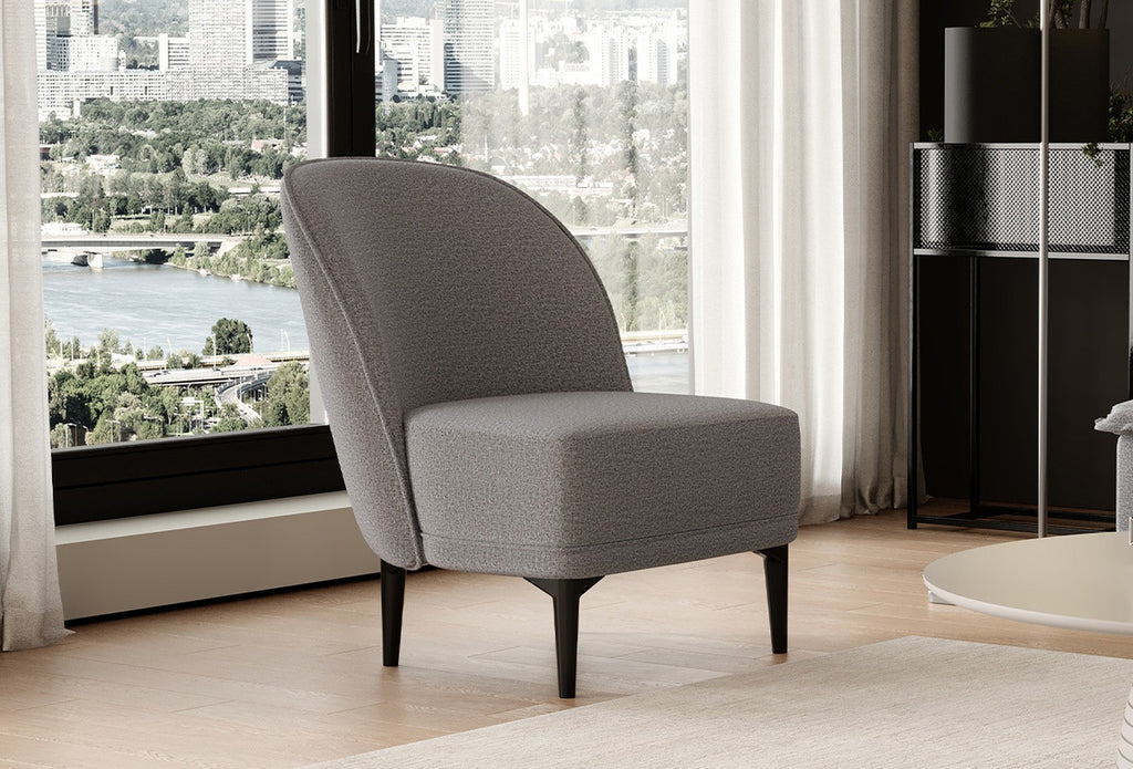 Passa Fauteuil Linnen geweven Zilver - foto 3