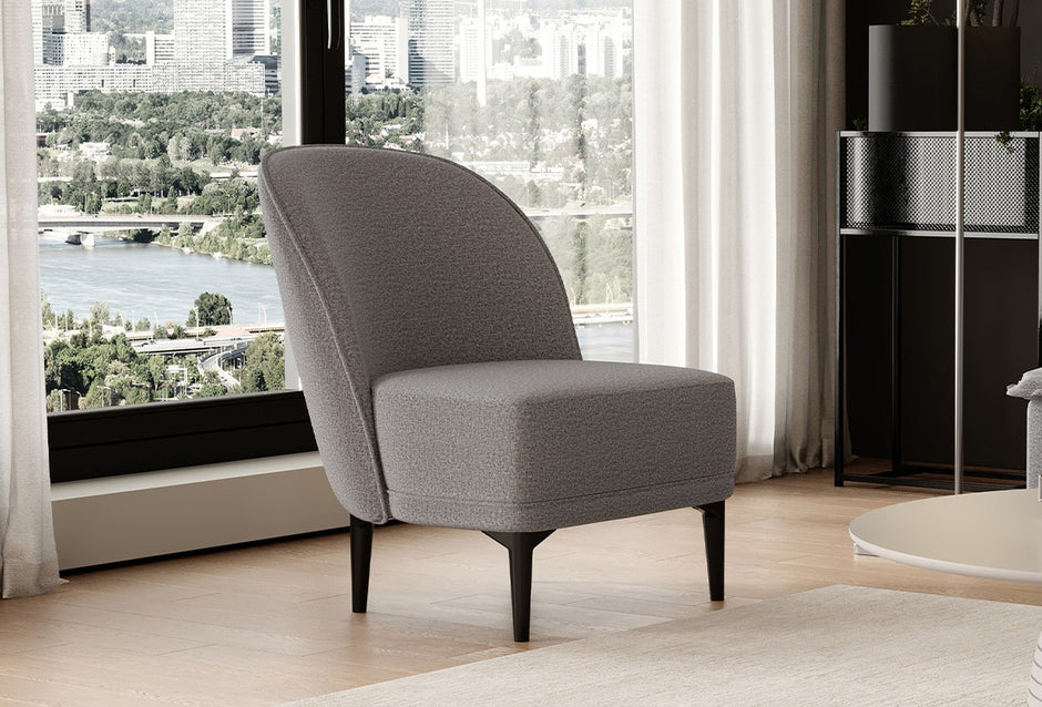 Passa Fauteuil Linnen geweven Zilver