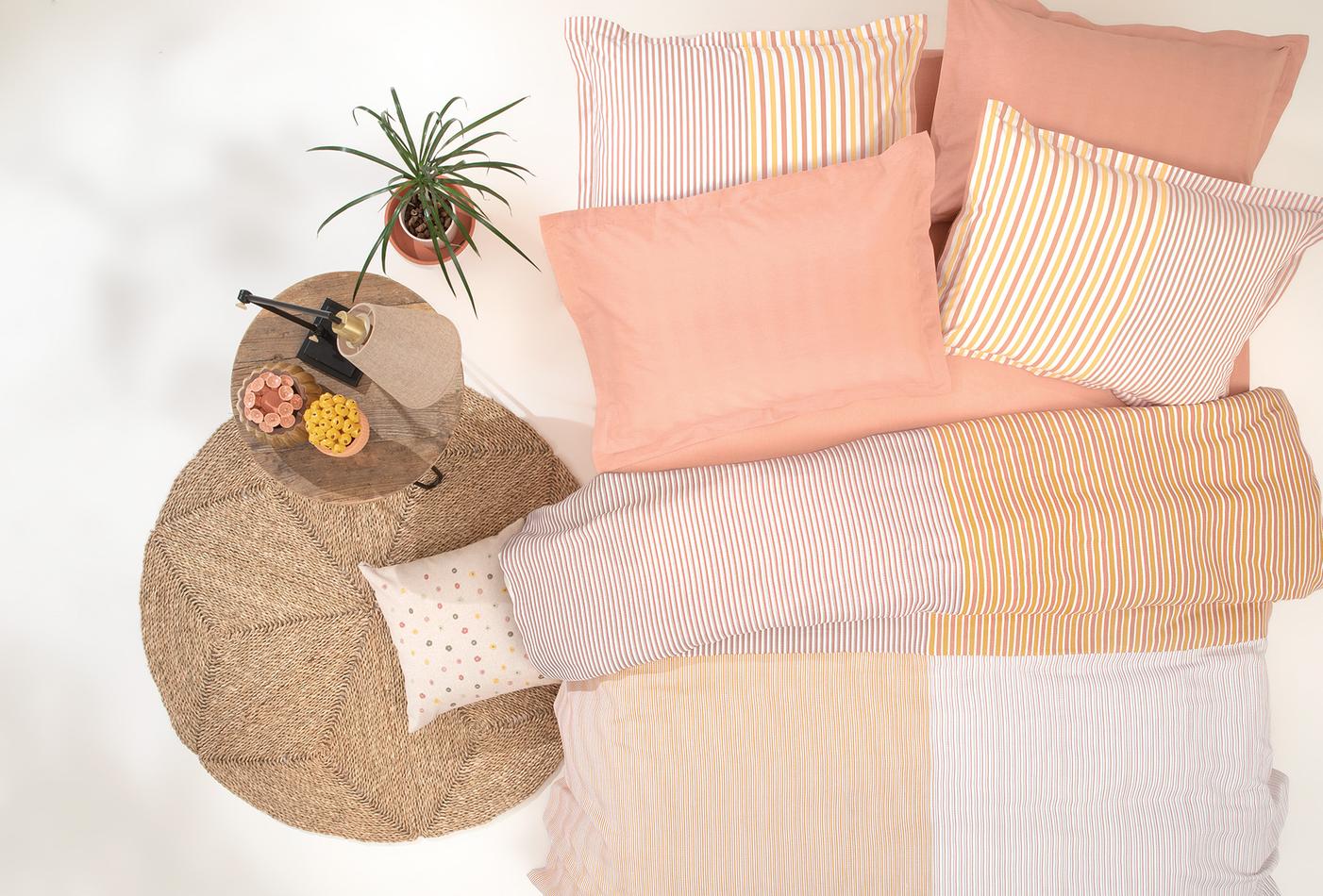 Corwin Blush Pique Tk Eenpersoons