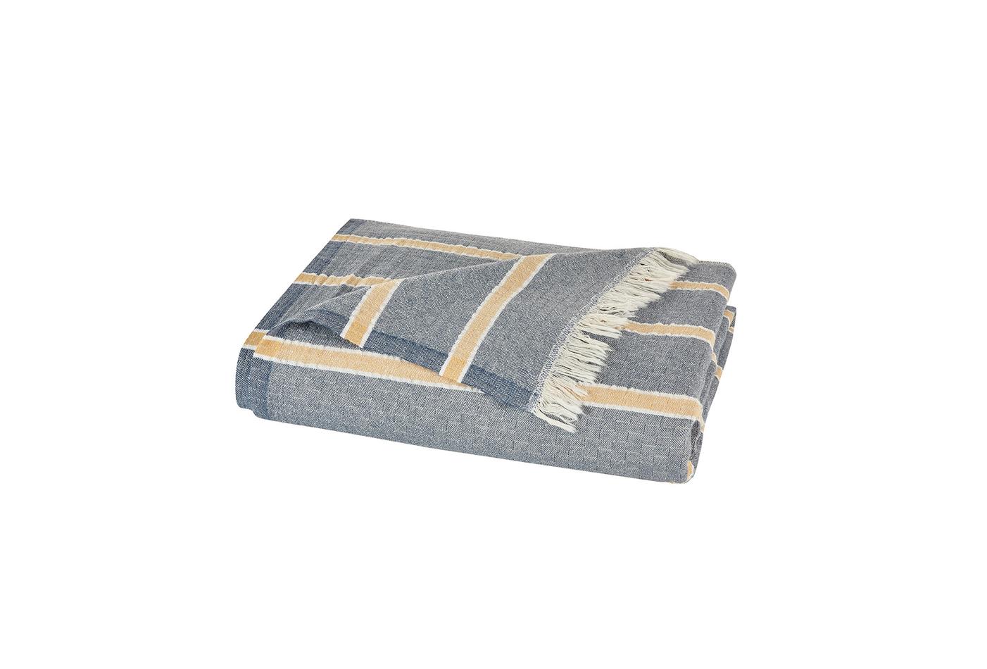 Vitali Marineblauw Pique Bed Sprei Tweepersoons - foto 3