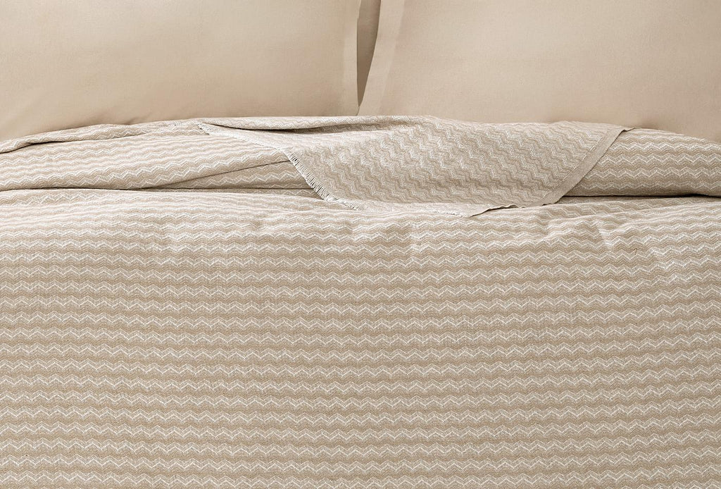 Gwen Beige Pique Tk Eenpersoons - foto 4
