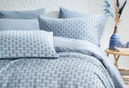 Clara Blauw Bed Sprei Seti Eenpersoons - foto 3