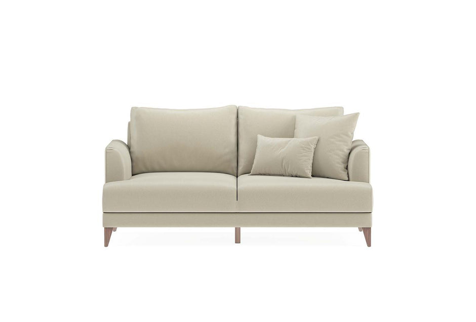 Fiore 2-Zitsbank met Slaapfunctie Mohair Creme
