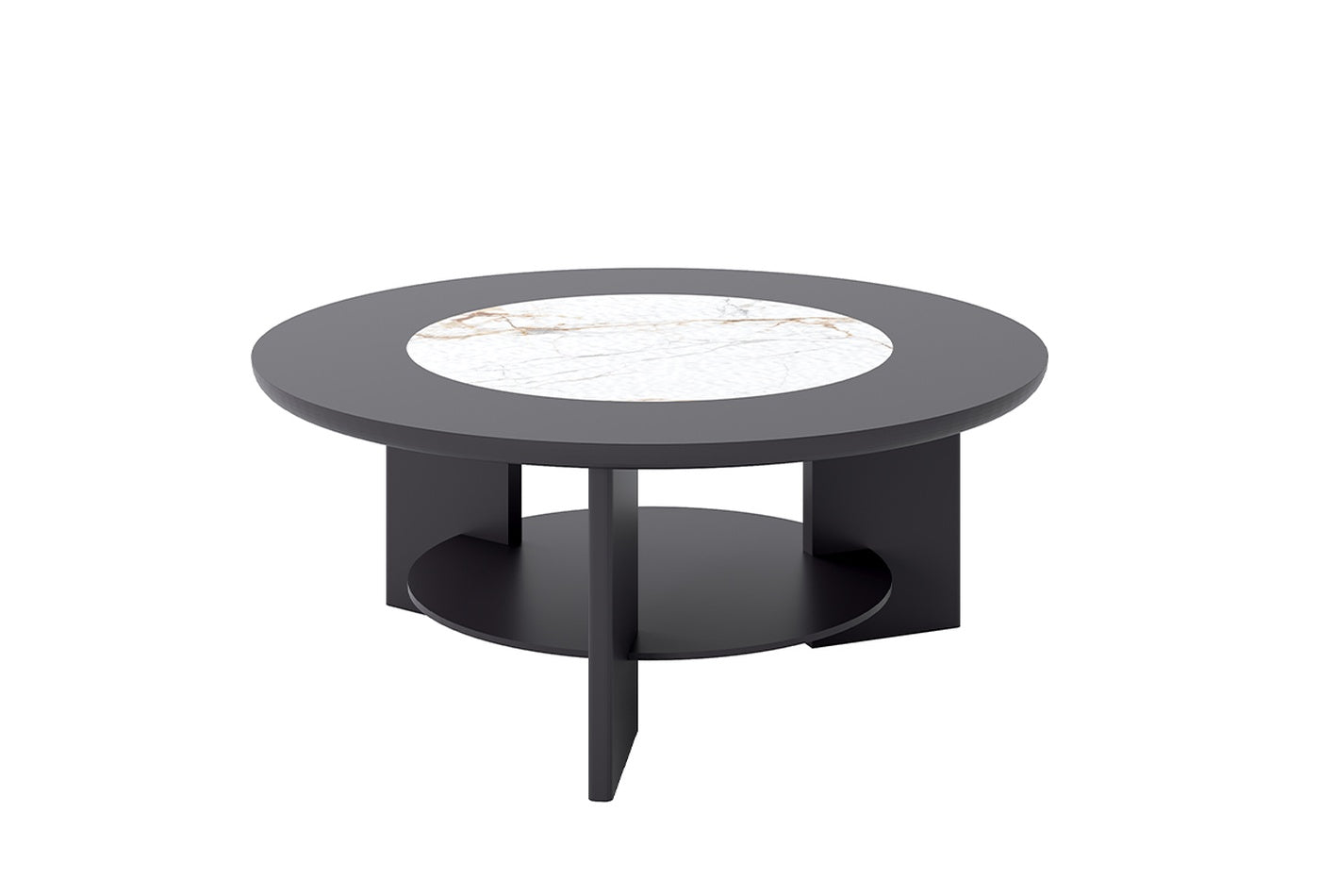 Modena High Gloss Bruin Salontafel 90x37 cm