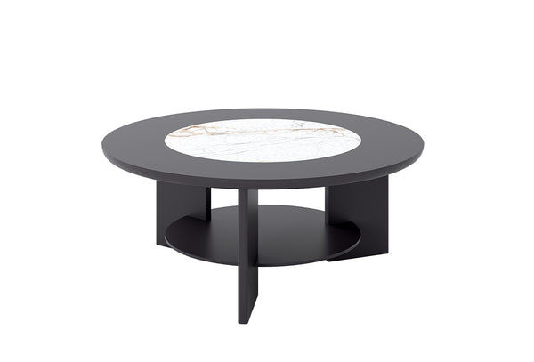 Modena High Gloss Bruin Salontafel 90X37 Cm